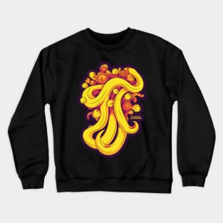 Plastic Macaroni Boho Trippy Hippy Tagliatelli Crewneck Sweatshirt